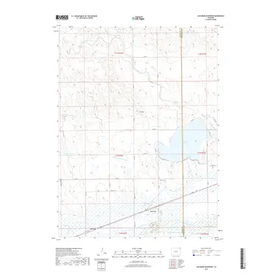 2019 Map of Julesburg Reservoir, 2019 Print
