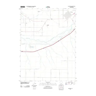 2010 Map of Julesburg, 2010 Print