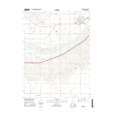 2016 Map of Julesburg, 2016 Print