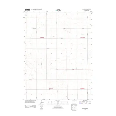 2013 Map of Julesburg SW, 2013 Print