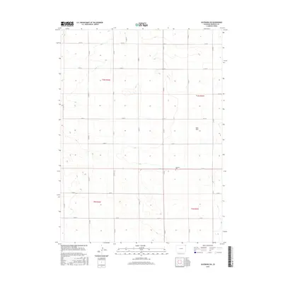 2016 Map of Julesburg SW, 2016 Print