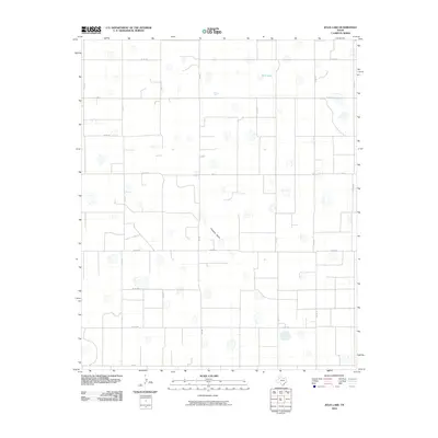 2010 Map of Julia Lake, 2010 Print