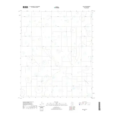 2019 Map of Julia Lake, 2019 Print