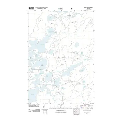 2011 Map of Julia Lake, 2011 Print