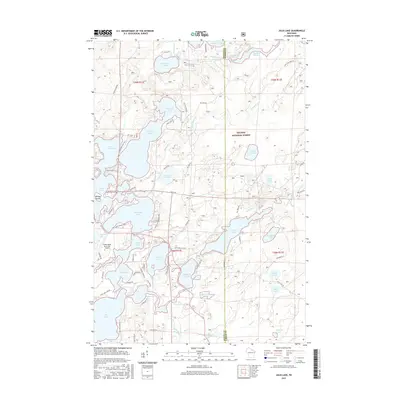 2015 Map of Julia Lake, 2015 Print