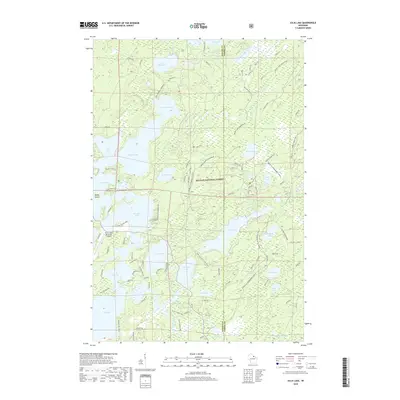 2018 Map of Julia Lake, 2018 Print