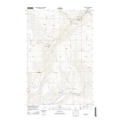 2013 Map of Juliaetta, 2013 Print