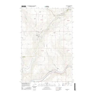 2017 Map of Juliaetta, 2017 Print