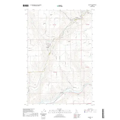 2020 Map of Juliaetta, 2020 Print