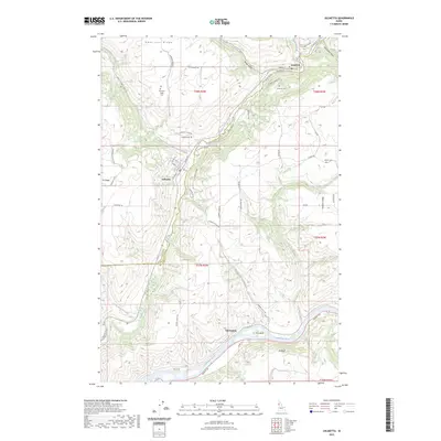 2023 Map of Juliaetta, 2023 Print