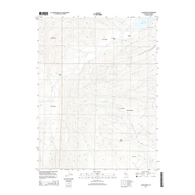 2015 Map of Julian Rocks, 2015 Print