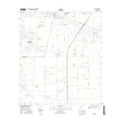 2016 Map of Juliff, 2016 Print