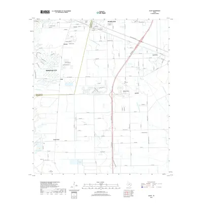 2019 Map of Juliff, 2019 Print