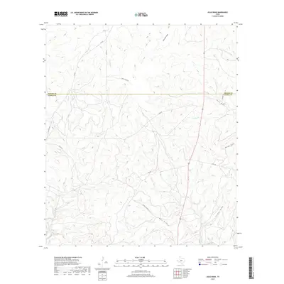 2019 Map of Julio Draw, 2019 Print