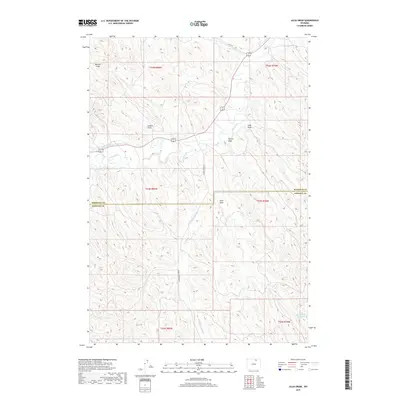 2017 Map of Julio Draw, 2017 Print