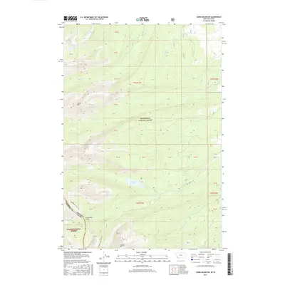 2017 Map of Jumbo Mountain, 2017 Print