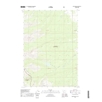 2020 Map of Jumbo Mountain, 2020 Print