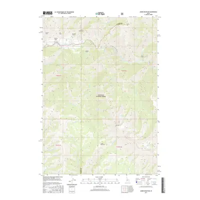 2017 Map of Jumbo Mountain, 2017 Print