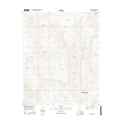 2014 Map of Jumbo Peak, 2014 Print