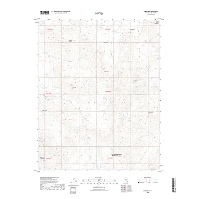 2018 Map of Jumbo Peak, 2018 Print