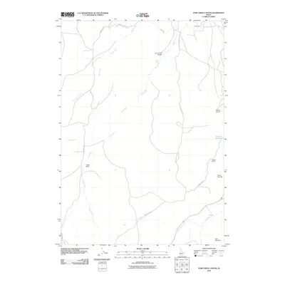 2010 Map of Jump Creek Canyon, 2010 Print
