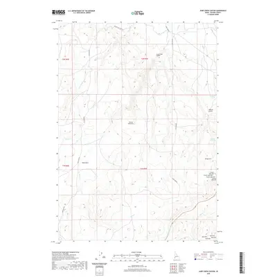 2020 Map of Jump Creek Canyon, 2020 Print
