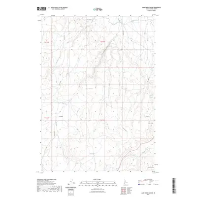 2023 Map of Jump Creek Canyon, 2023 Print