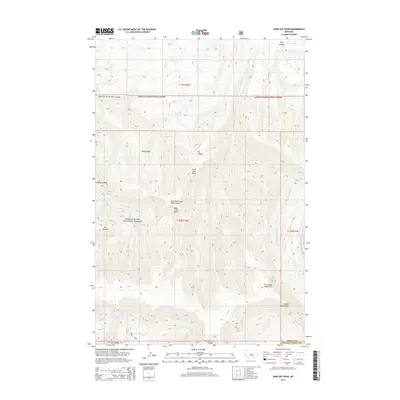 2014 Map of Jump Off Peak, 2014 Print