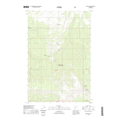 2020 Map of Jump Off Peak, 2020 Print