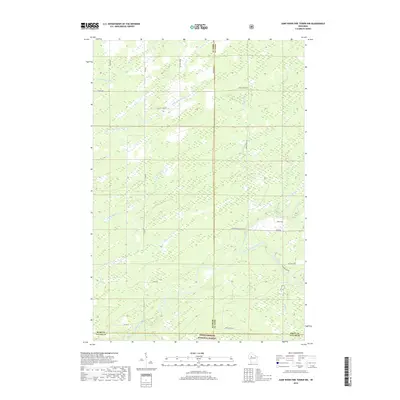 2018 Map of Jump River Fire Tower NW, 2018 Print