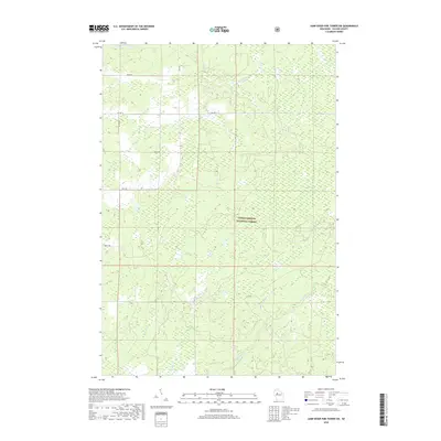2018 Map of Jump River Fire Tower SW, 2018 Print
