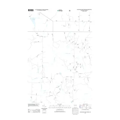 2013 Map of Jump River Fire Tower, 2013 Print