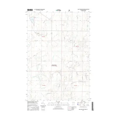 2015 Map of Jump River Fire Tower, 2015 Print