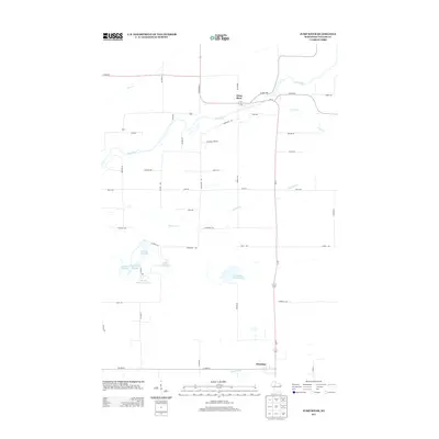 2013 Map of Jump River, 2013 Print