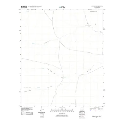 2010 Map of Jumping Spring, 2010 Print