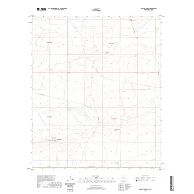 2020 Map of Jumping Spring, 2020 Print