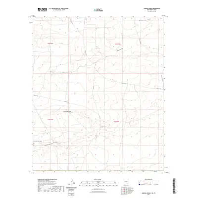 2023 Map of Jumping Spring, 2023 Print