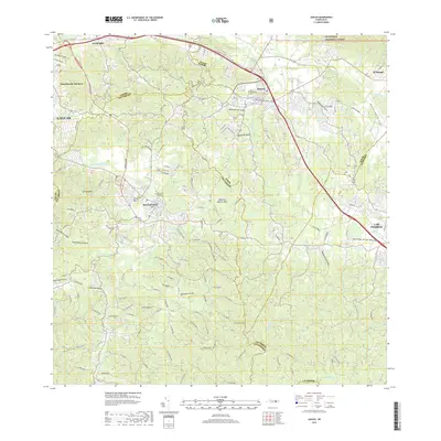 2018 Map of Juncos, 2018 Print