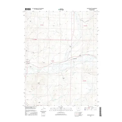 2016 Map of Junction Butte, 2016 Print