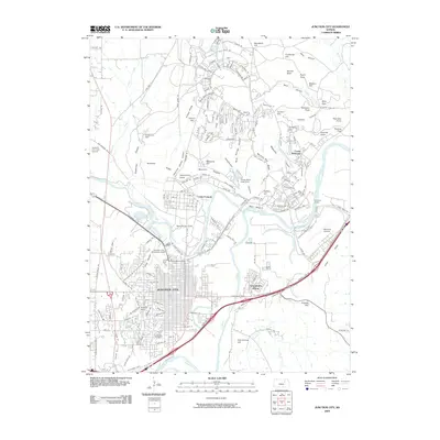 2009 Map of Junction City, 2009 Print