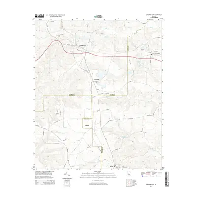 2014 Map of Junction City, 2014 Print