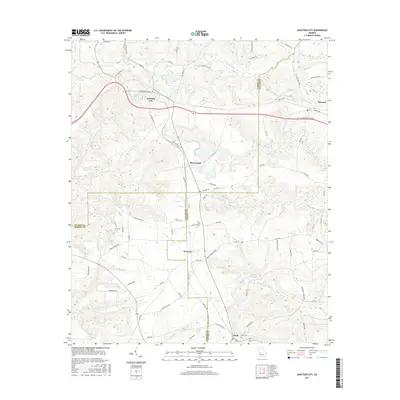 2017 Map of Junction City, 2017 Print