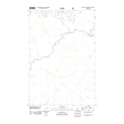 2011 Map of Junction Mountain, 2011 Print