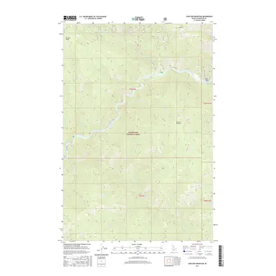 2017 Map of Junction Mountain, 2017 Print