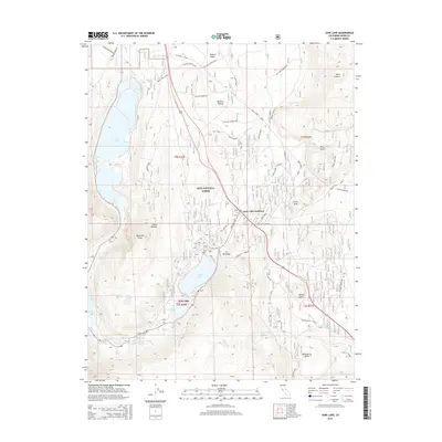 2015 Map of June Lake, 2015 Print