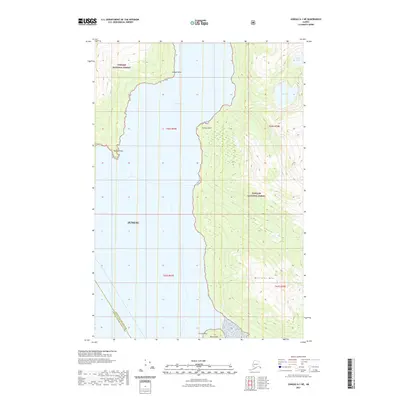 2021 Map of Juneau A-1 NE, 2021 Print
