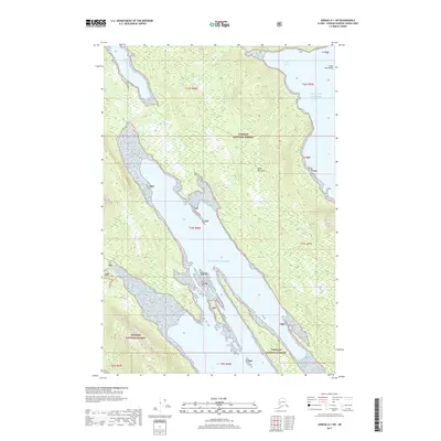 2017 Map of Juneau A-1 SW, 2017 Print