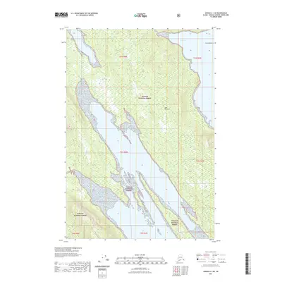 2021 Map of Juneau A-1 SW, 2021 Print