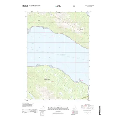 2017 Map of Juneau A-2 NE, 2017 Print