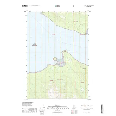 2021 Map of Juneau A-2 NW, 2021 Print